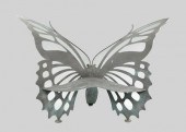 A Large Cast Metal Garden Seat