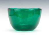 A Large Centerpiece Glass Bowl