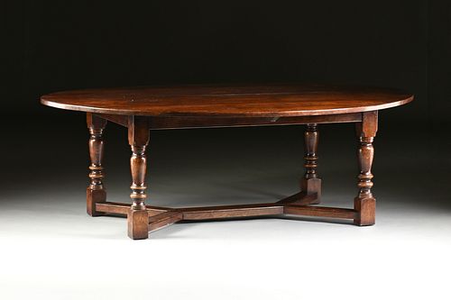 A LARGE CHARLES II STYLE CARVED OAK