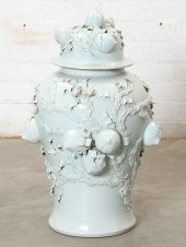 A LARGE CHINESE BLANC DE CHINE