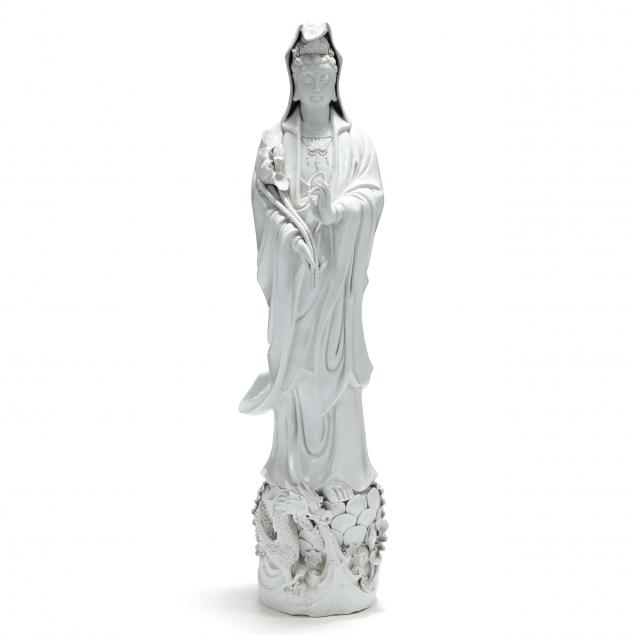 A LARGE CHINESE BLANC DE CHINE