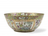 A LARGE CHINESE CANTON GLAZED