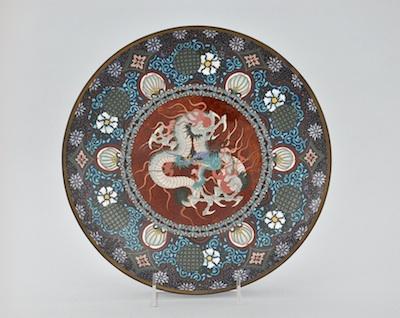 A Large Chinese Cloisonne