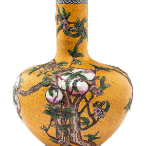 A Large Chinese Cloisonné Enamel