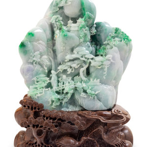A Large Chinese Export Carved