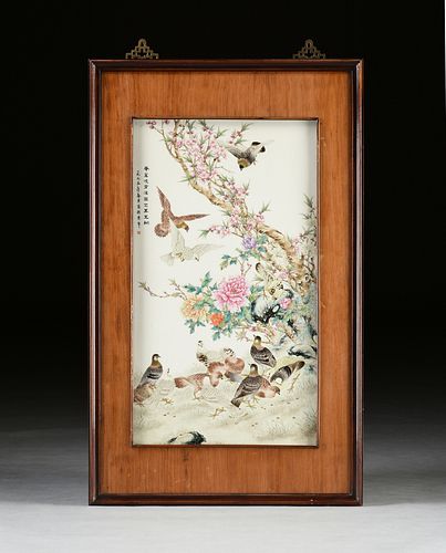 A LARGE CHINESE FAMILE ROSE AND