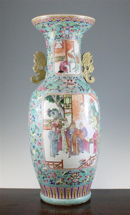 A large Chinese famille rose