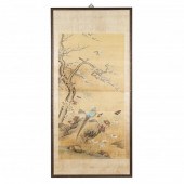 A LARGE CHINESE PAINTING WITH