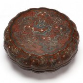 A LARGE CHINESE TIANQI LACQUER