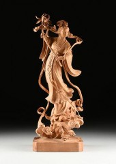 A LARGE CHINESE/TAIWANESE WOOD