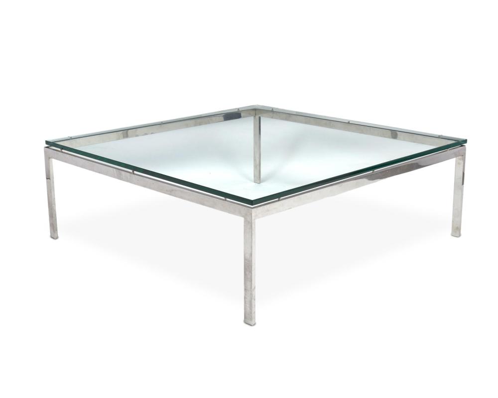 A LARGE CHROMED STEEL COCKTAIL