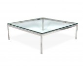 A LARGE CHROMED STEEL COCKTAIL
