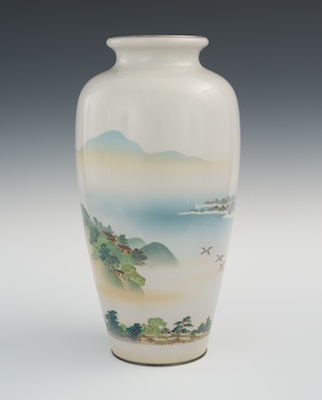 A Large Cloisonne & Musen Shippo
