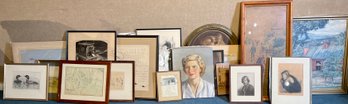 A large collection of assorted art,