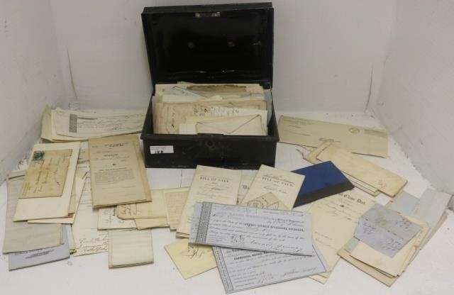 A LARGE COLLECTION OF LETTERS AND
