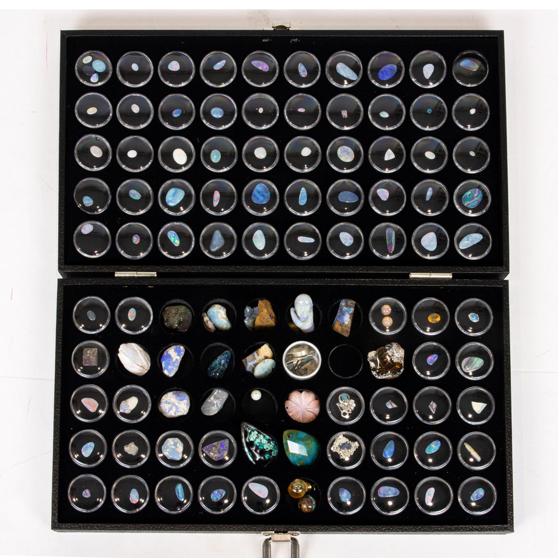 A LARGE COLLECTION OF OPALS AND