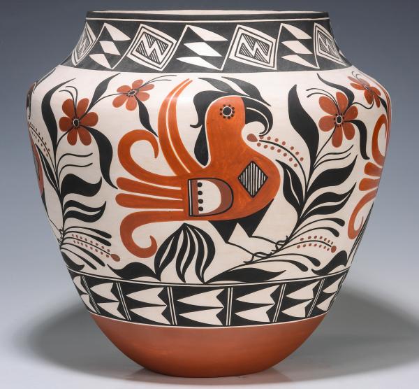 A LARGE CONTEMPORARY ACOMA OLLA