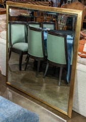 A LARGE CONTEMPORARY GILTWOOD