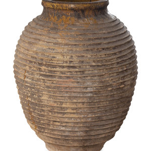 A Large Continental Terra Cotta Oil