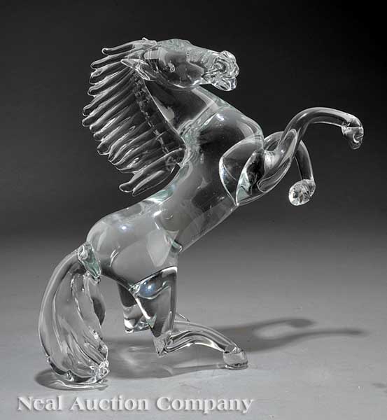 A Large Crystal Figure of a Rearing