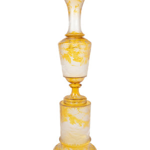 A Large Czech Amber Cut-to-Clear