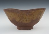 A Large Earthenware Ikebana Bo