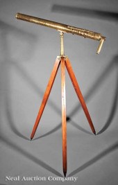 A Large English Brass Refracti