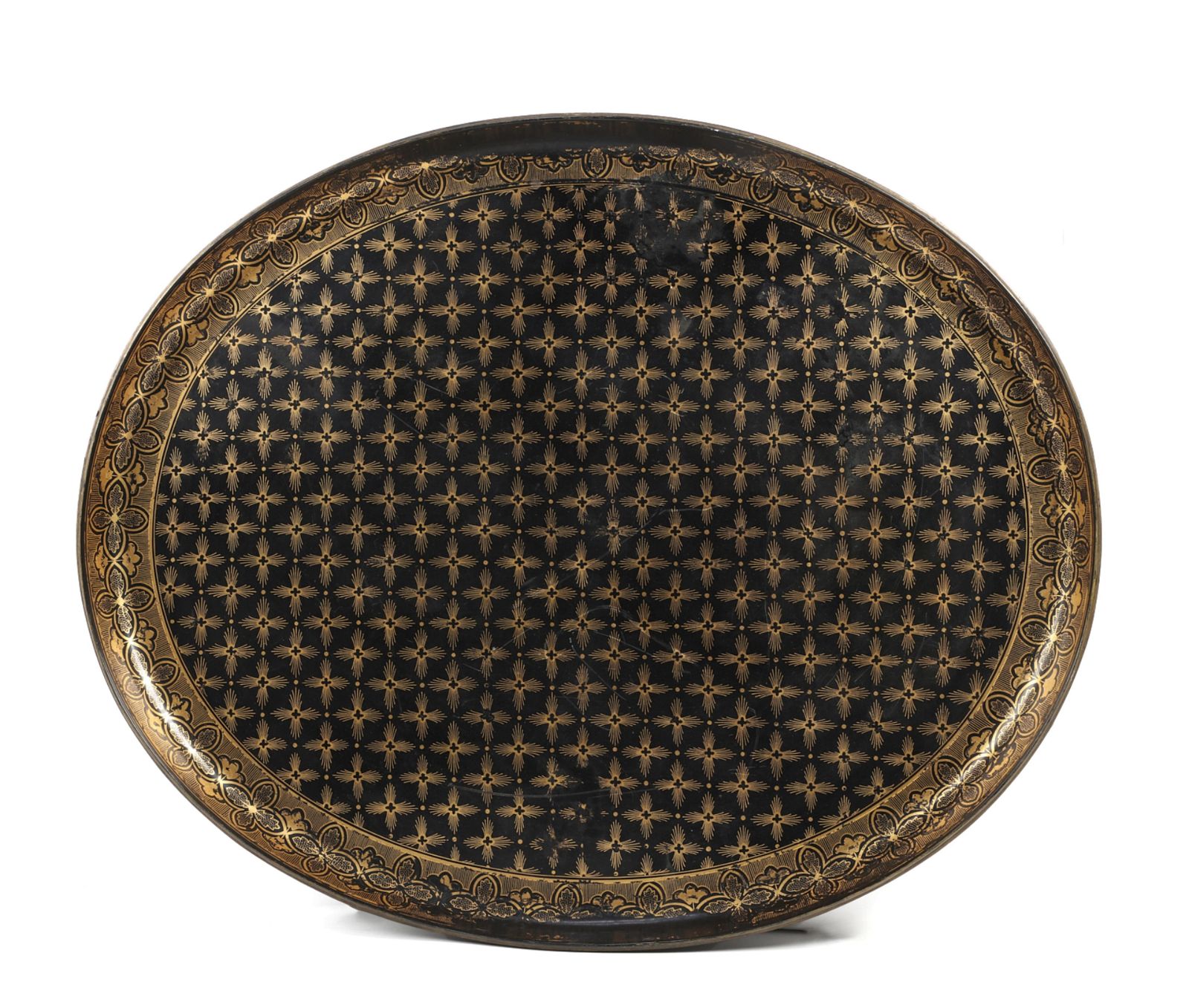 A LARGE ENGLISH PARCEL GILT