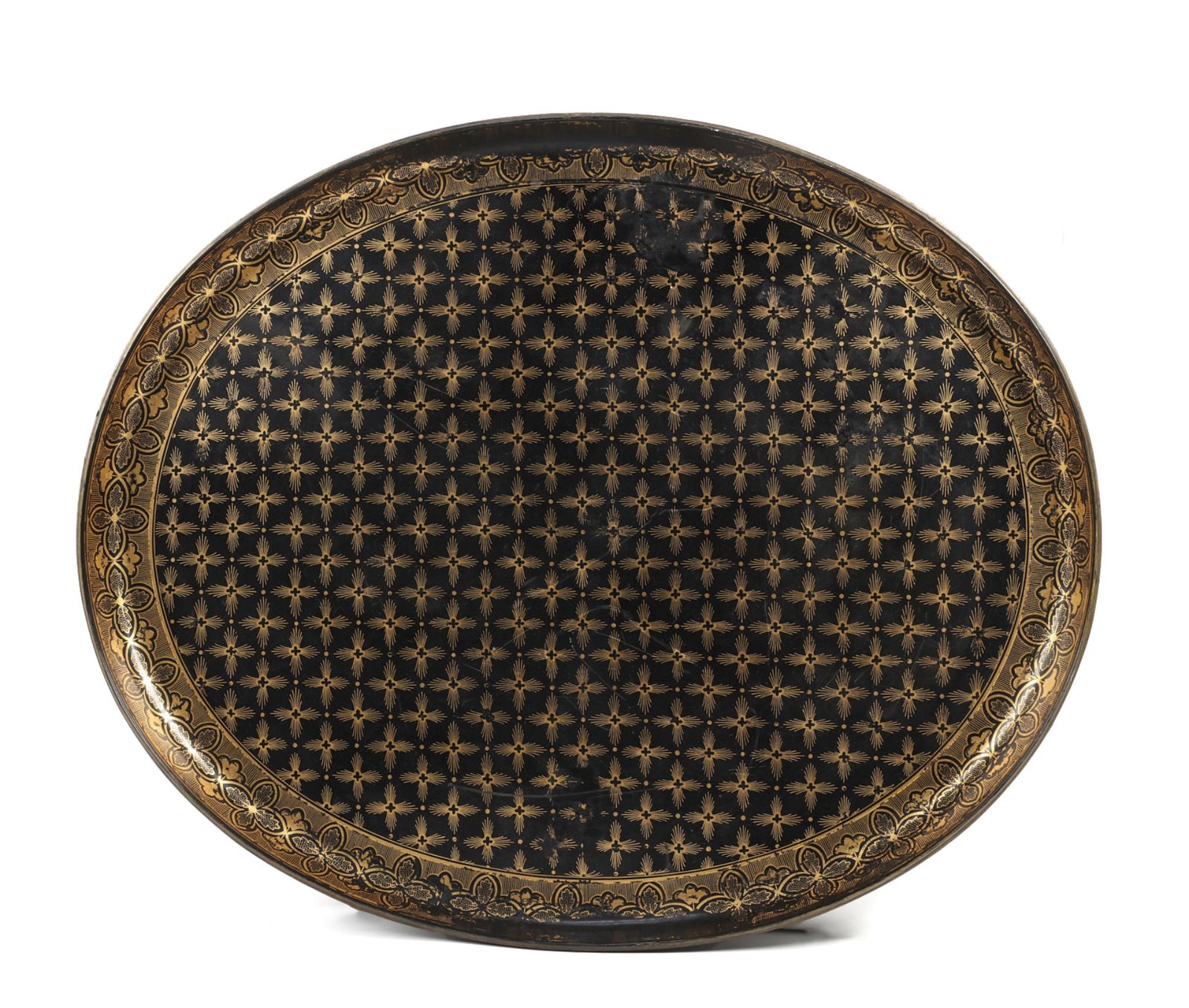 A LARGE ENGLISH PARCEL GILT