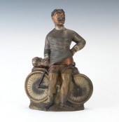 A Large Figural Humidor of a V