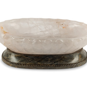A Large Fluted Rock Crystal