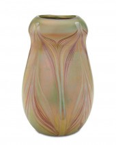 A LARGE FREE-FORM ART GLASS VA