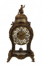 A LARGE FRENCH BOULLE MANTLE C