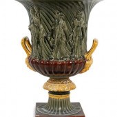 A Large French Majolica Campag