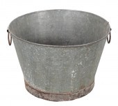 A LARGE GALVANISED METAL PLANT