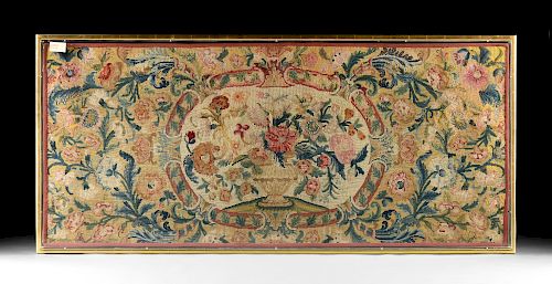 A LARGE GEORGE III POLYCHROME