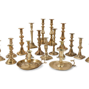 A Large Group of English Brass