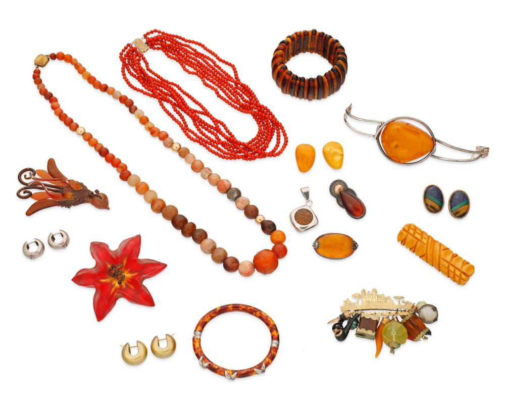 A LARGE GROUP OF JEWELRYA large