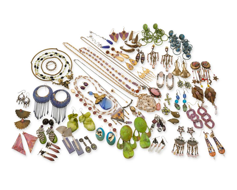 A LARGE GROUP OF JEWELRYA large