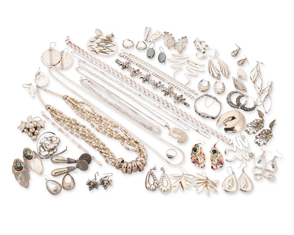 A LARGE GROUP OF JEWELRYA large