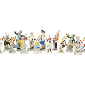 A Large Group of Meissen and