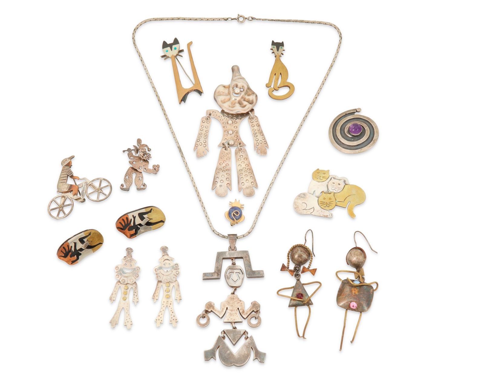 A LARGE GROUP OF MEXICAN JEWELRYA