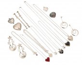 A LARGE GROUP OF STERLING SILV