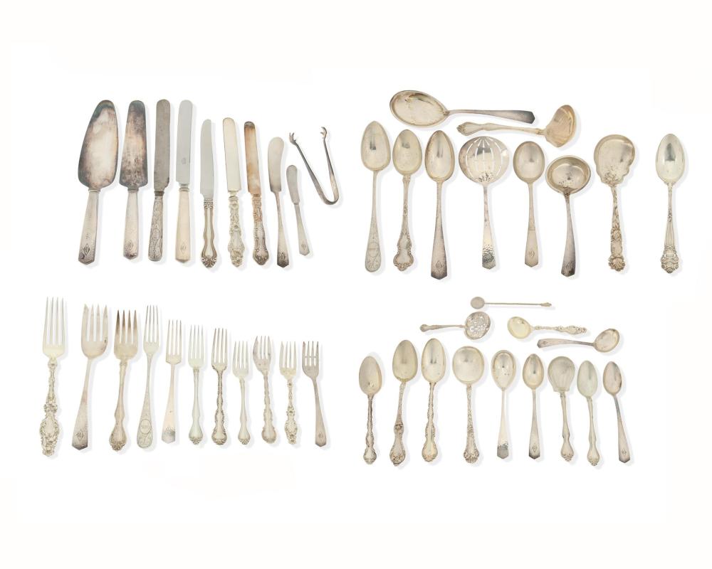 A LARGE GROUP OF STERLING SILVER