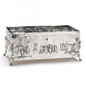 A LARGE HANAU STERLING SILVER