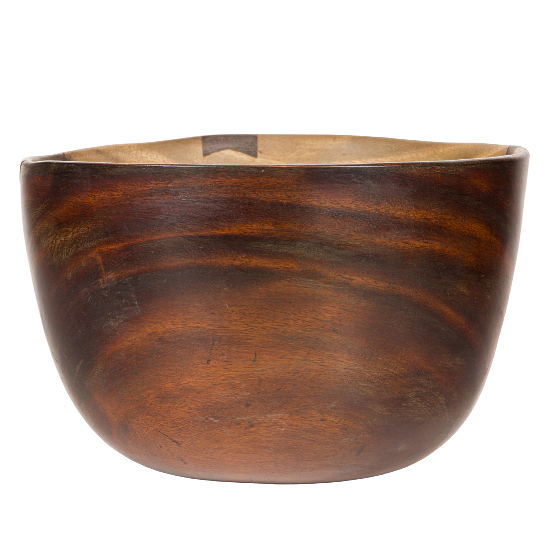 A LARGE HAWAIIAN KOA POI BOWL A