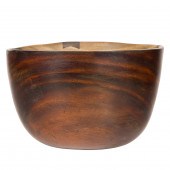 A LARGE HAWAIIAN KOA POI BOWL