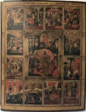 A LARGE ICON SHOWING THE CRUCI