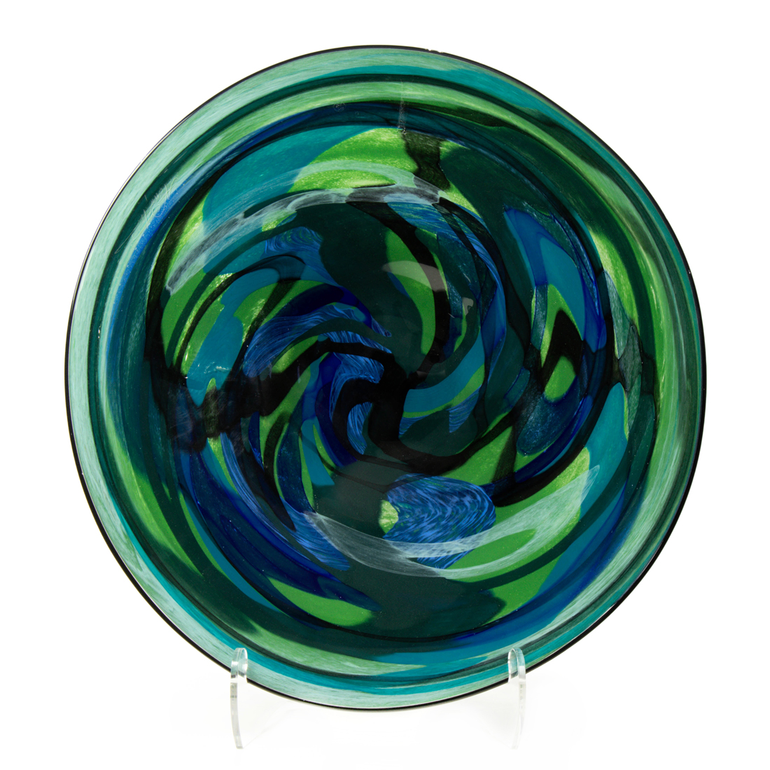 A LARGE IOAN NEMTOI ART GLASS