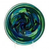 A LARGE IOAN NEMTOI ART GLASS
